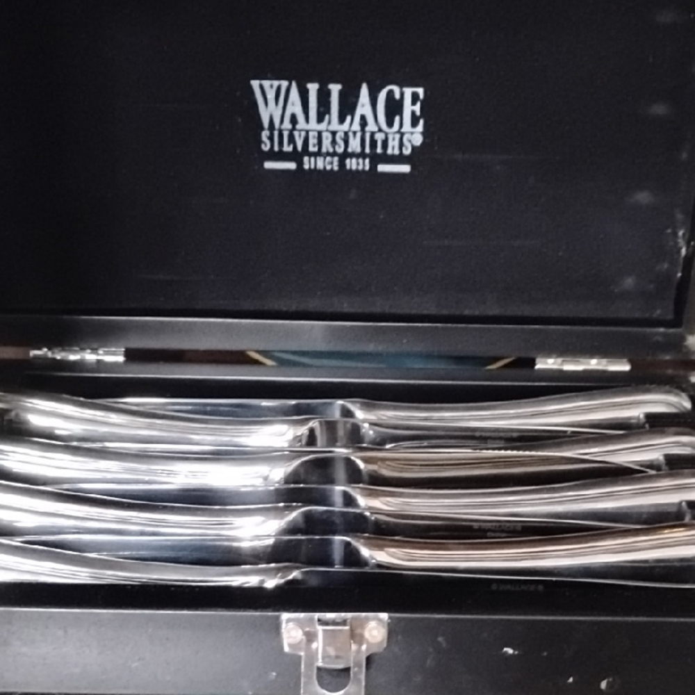 Wallace Silversmiths Silver Cutlery Set Nwt